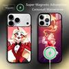 H-Hazbin H-Hotel Charlie Morningstar Coque de Téléphone Pour IPhone17 16 15 14 13 12 11 Plus Pro Max Plus Chargeur Sans Fil Couverture Funda