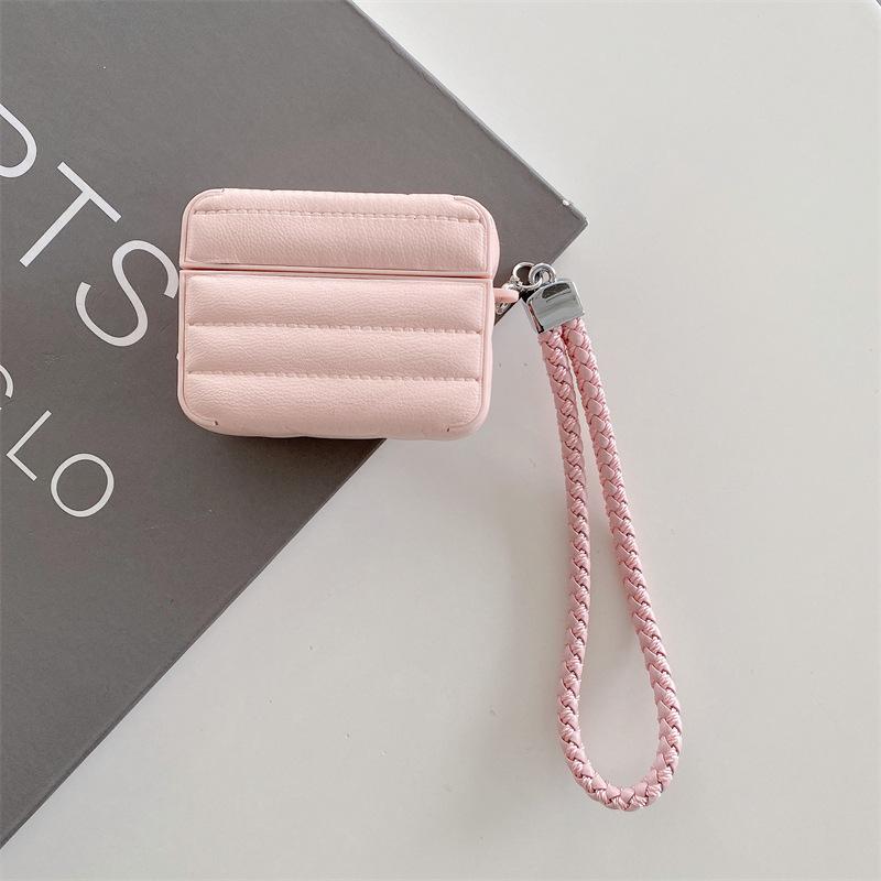 Minimalist INS down jacket is suitable for AirPods Gen 1 protective cover, Gen 2 Gen 1 Pro 1, Apple Bluetooth earphones soft case