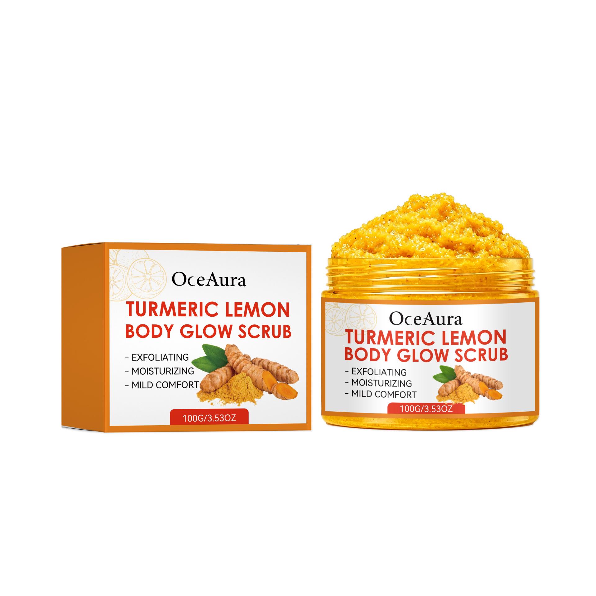 OCEAURA Turmeric Lemon Gentle Body Scrub