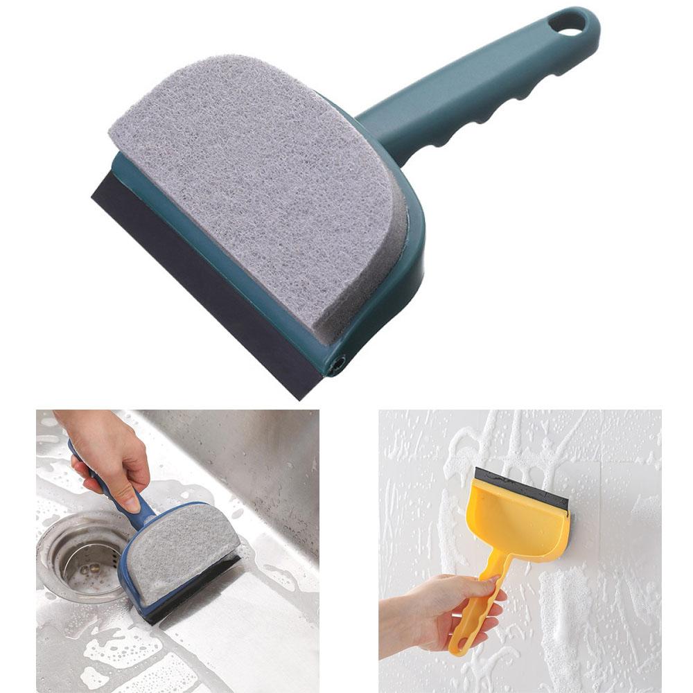 

Multifunction Glass Cleaning Brush Tool Home Double-Sided Window Cleaning Washing Wiper Brush Green