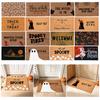 Capacho de Halloween com Design de Abóbora para Porta da Frente Entrada Externa Decoração Bem-Vindo ao Lar
