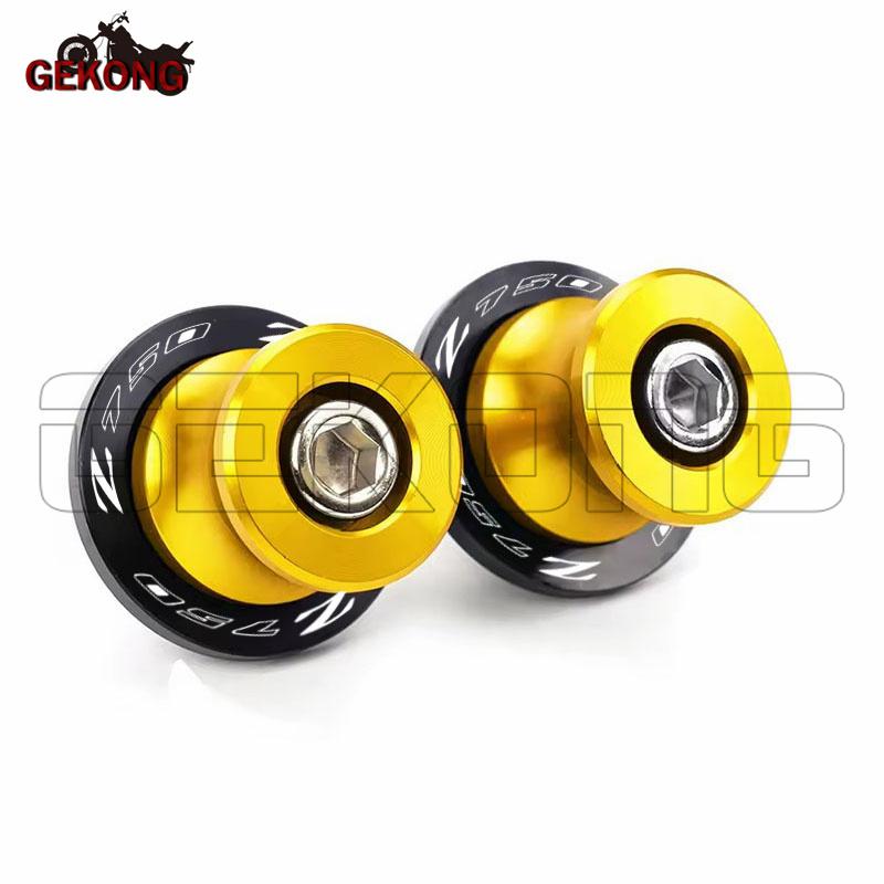 Z750 Motorcycle CNC Accessories Aluminium 10MM Bolts Swingarm Spools Slider Stand Screws Fit For Z750 Z 750 Z750S