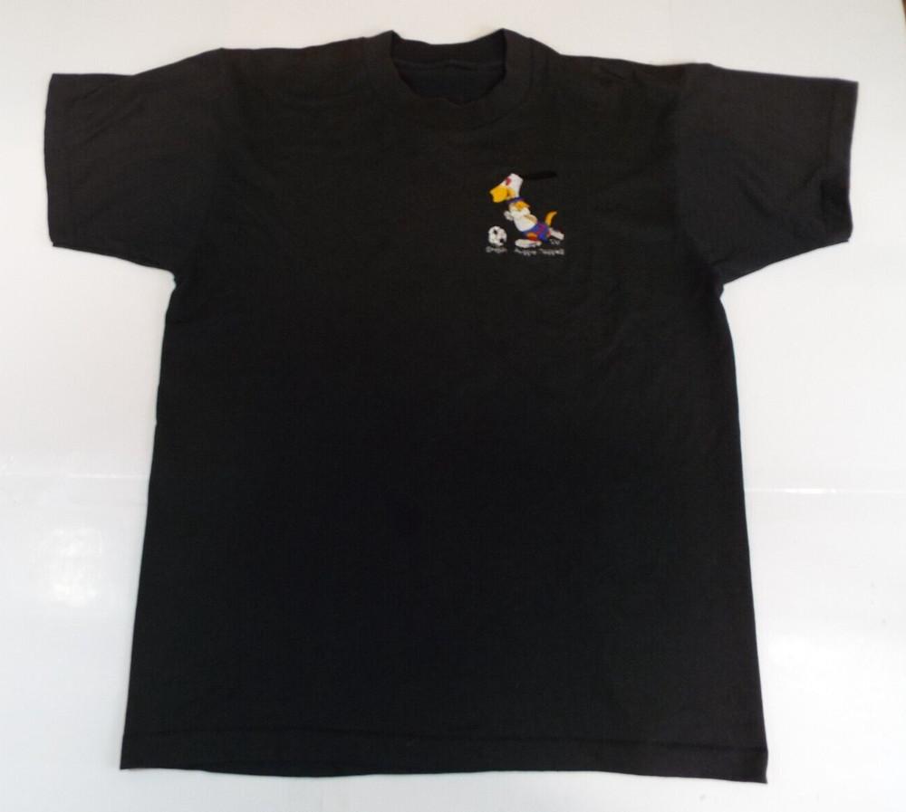 Vintage Augie Doggie ; Soccer Graphic Tee; Single Stitch Size Large Top Unisex T-Shirt XXXXL