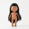 24cm Girls Toy Curly Hair Bean Eye Vinyl Doll Dress Up Dark Skin Mia Potato Dolls Movable Action Figure Body Children Gift Poseable Articulated Scale