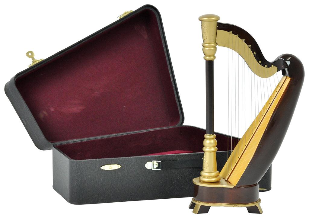 SUNRISE SOUND HOUSE Sunrise Sound House Miniature Musical Instrument Harp 24cm