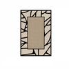 Abstract Line Stain- Loop Area for Living Room, Easy Clean Carpet Pad 40 Cm  ( Square-02  )