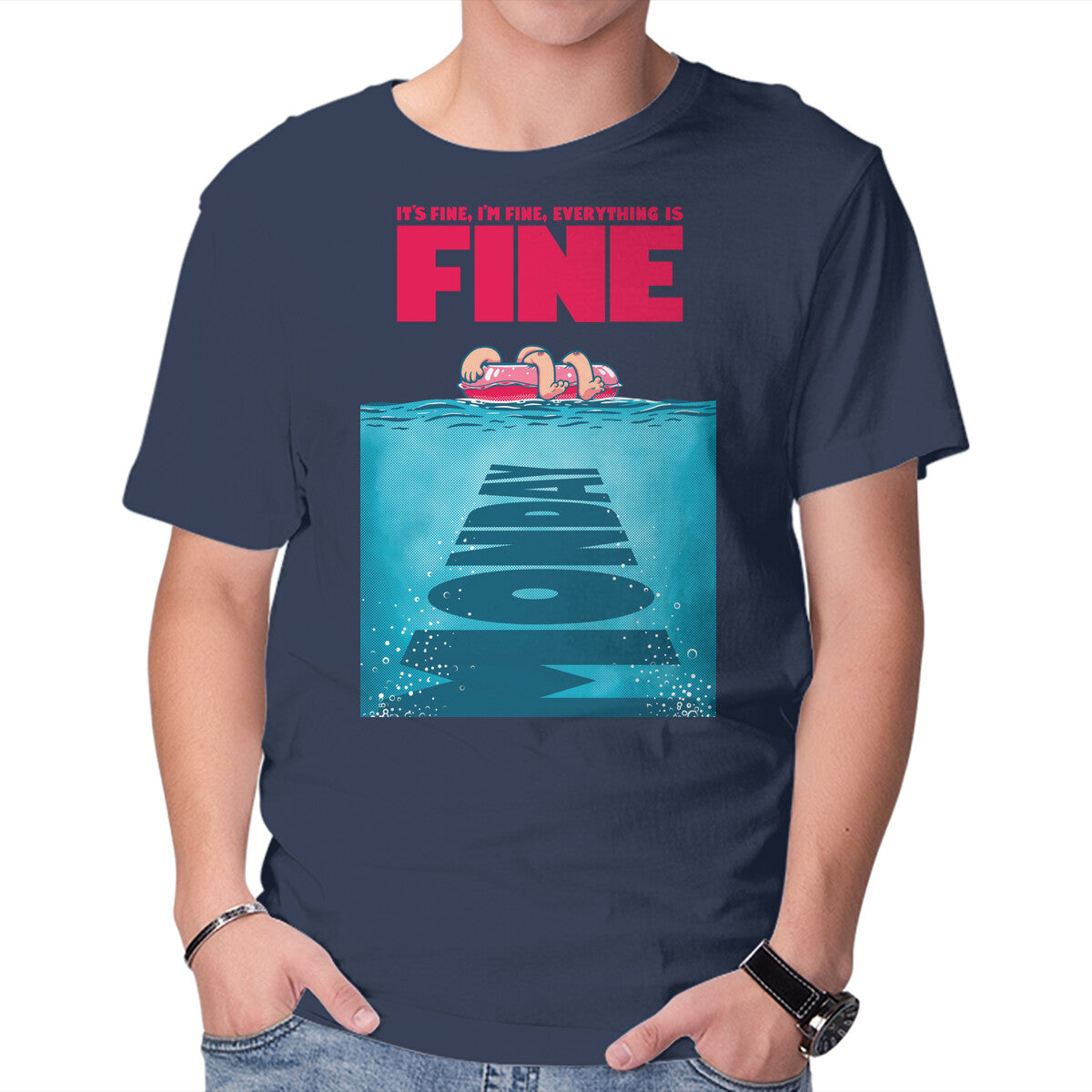 Unisex Crew Neck T-Shirt Need A Bigger Weekend Graphic Short Sleeve Casual Tee L