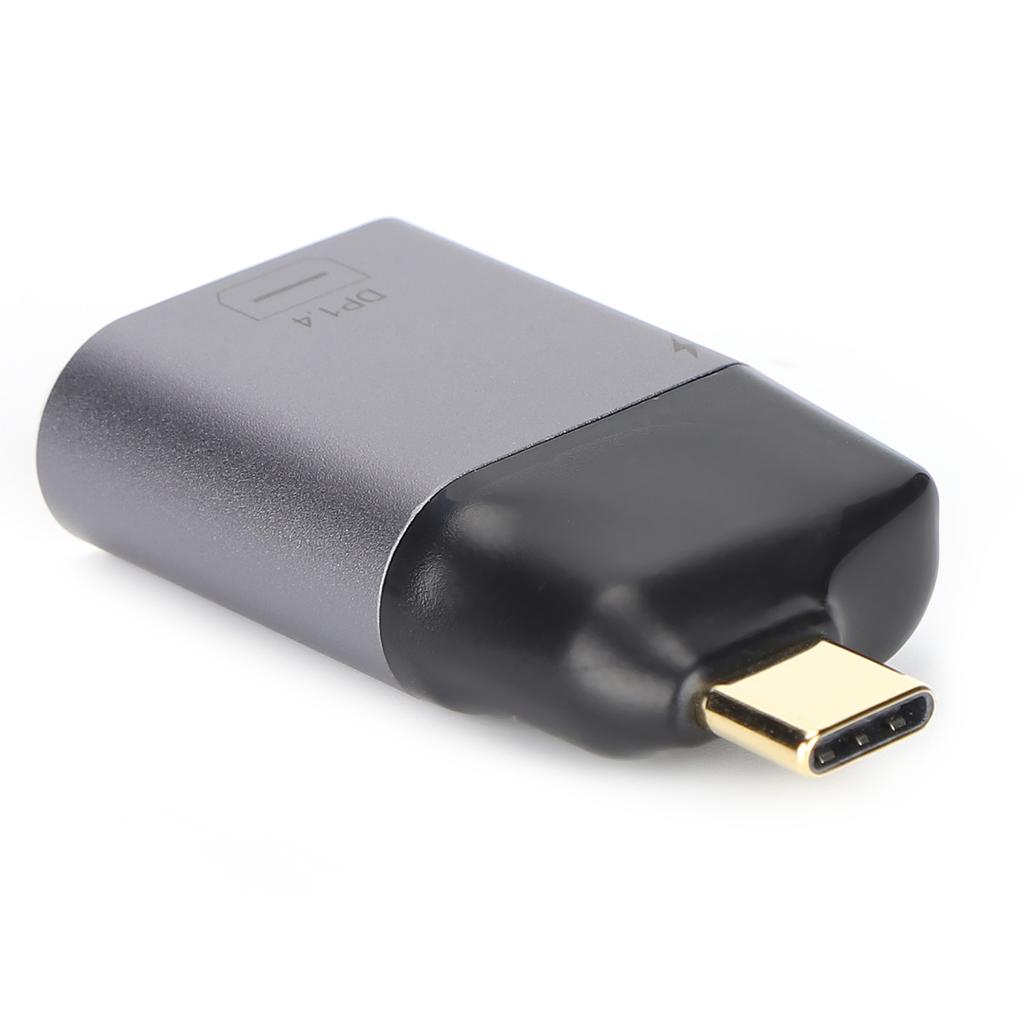 TypeC Male to Mini DP Female Adapter Portable TypeC to DP Adapter Compatible for Windows Android OS X