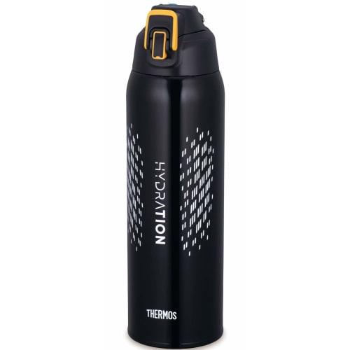 Thermos Vacuum Insulated Sports Bottle, 1.5L, Black Orange, Keeps Drinks Cold Only, FHT-1501F BKOR