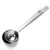 Stainless Steel Long Handle Thicken Tablespoon Measure Tools Measuring Spoon Coffee Scoop
