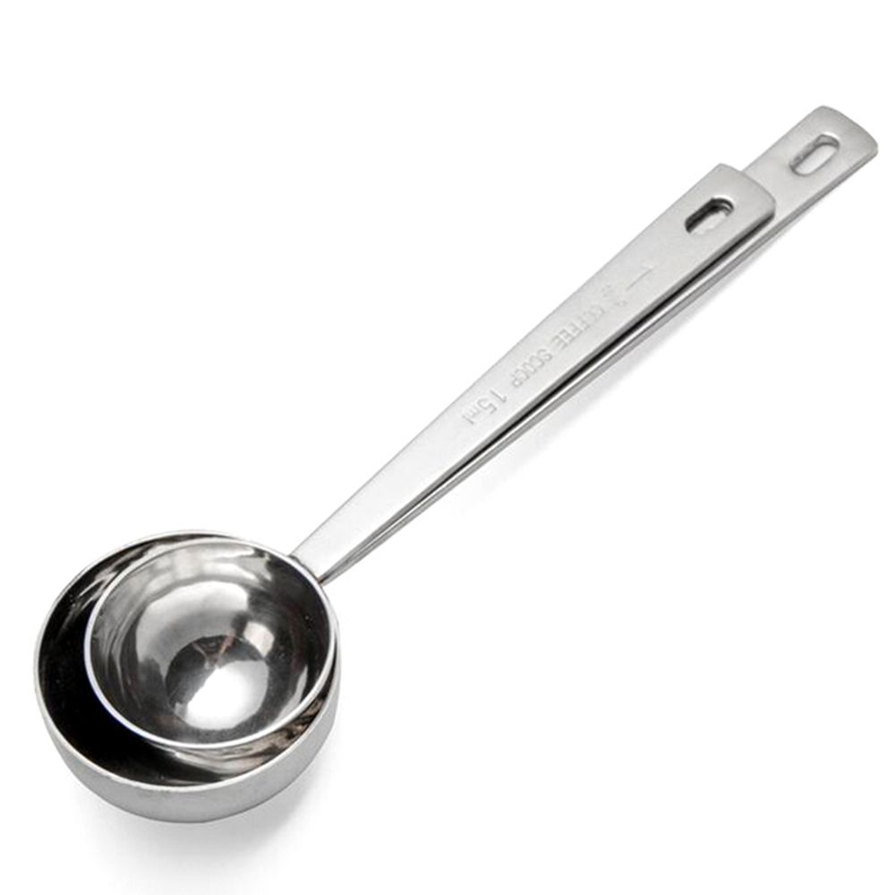 Stainless Steel Long Handle Thicken Tablespoon Measure Tools Measuring Spoon Coffee Scoop