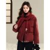 Lu Xiangnan Women's 90% Duck Down Retro Red Winter Jacket