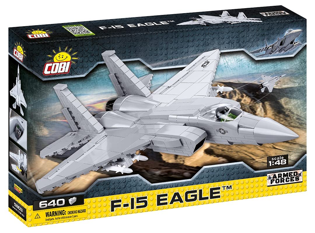 

Вооруженные силы № 5803 F-15 Eagle (Современная армия США) Масштаб 148 [Официальный японский дистрибьютор Military Block COBI]