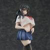 Illustration von der bemalten fertigen Figur Curtain-chan B-Galaxy, nicht maßstabsgetreues PVC und ABS