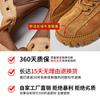 Leather Big Yellow Boots Women's Autumn New Women's Boots Casual Versatile Short Boots Thick Heel Round Head Martin Boots Women