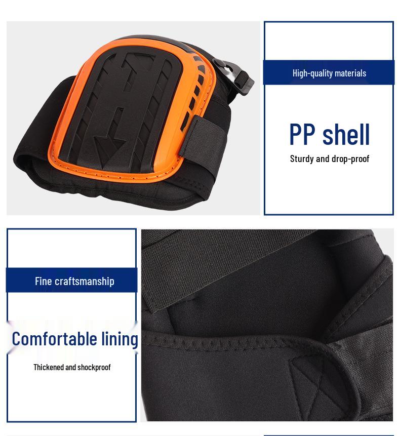 Heavy Duty Outdoor Field Knee & Elbow Pads - Hard Shell Protection, Various Styles