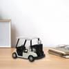 Modelo de Brinquedo Die-Cast de Carrinho de Golfe – Carro de Liga Metálica de Puxar para Trás para Crianças e Colecionadores