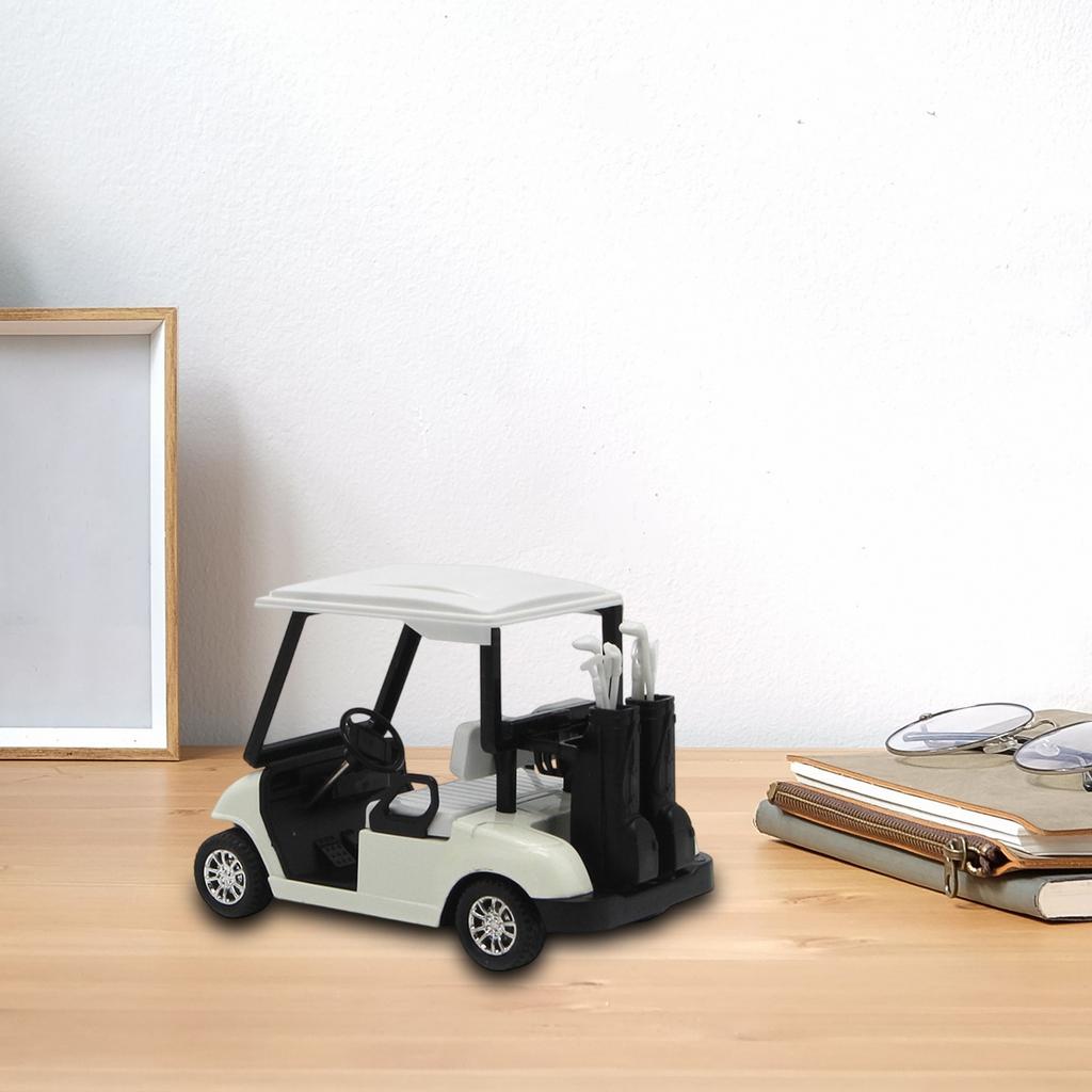 Golf Cart Die-Cast Toy Model – Pull Back Alloy Car For Kids & Collectors