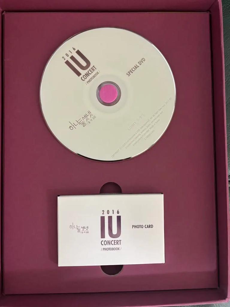 IU 2016 Concert Photobook Simple Open Used