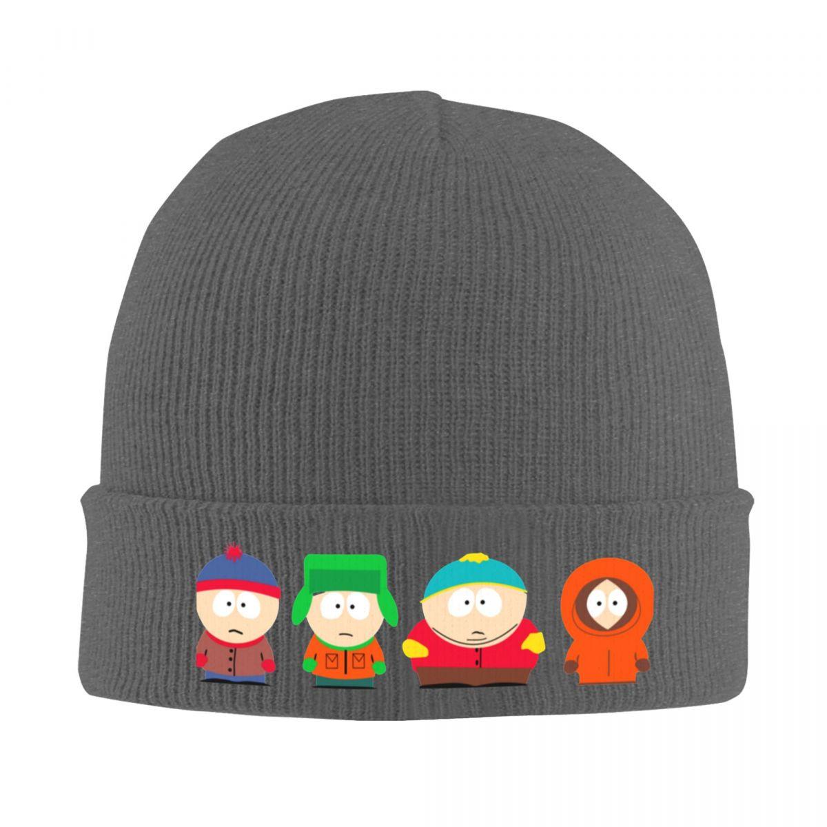 

Cute Southparkk Cartoon Hats Autumn Winter Beanie Fashion Anime Cap Female Male Skullcap One Size