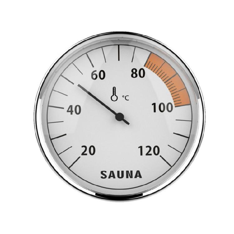 Professional Sauna Room Thermometers Hygrometer Tool Mechanical Operation Heat Resistant Metal Frame No Power Required