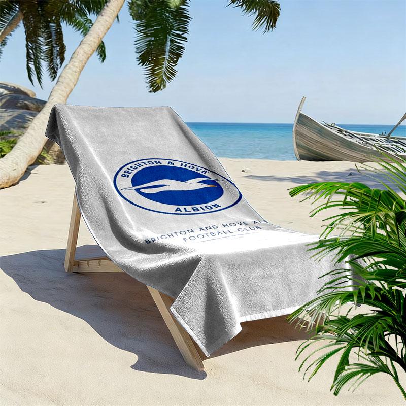 Asciugamano da Spiaggia Brighton & Hove Albion, Asciugamano Grande Morbido Asciugatura Rapida per Spiaggia Campeggio Nuoto