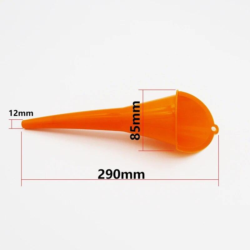 Car Long Stem Funnel Car Motorcycle Gasoline Oil Fuel Filling Tools Portable Anti-splash Plastic Oil Funnel Auto Accessories