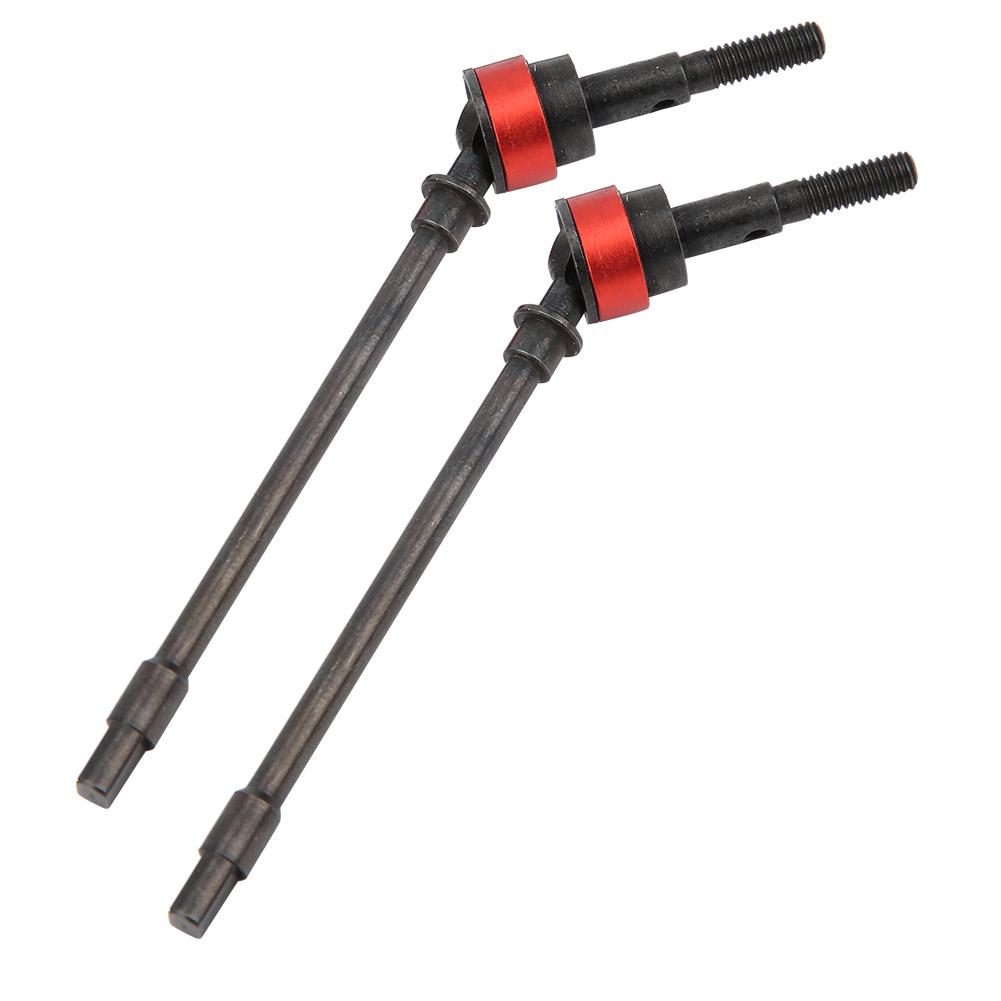 Steel CVD Front Drive Shaft Replacement Accessory Fit for Axial SCX10 1:10 Crawler CarRed