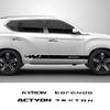 BIA1 For SsangYong Rexton Korando Sports Tivoli Musso Kyron Actyon Car Door Side Stickers Automobile Wrap Decals Styling Accessories