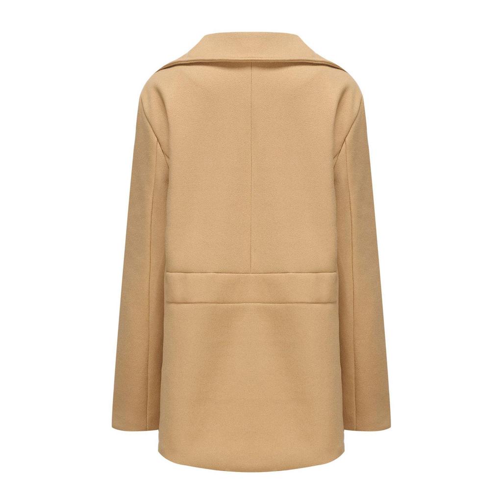 Europäischer & Amerikanischer Herren Wollmantel - Britischer Stil, Mittellang, Langarm, Herbst/Winterbekleidung.