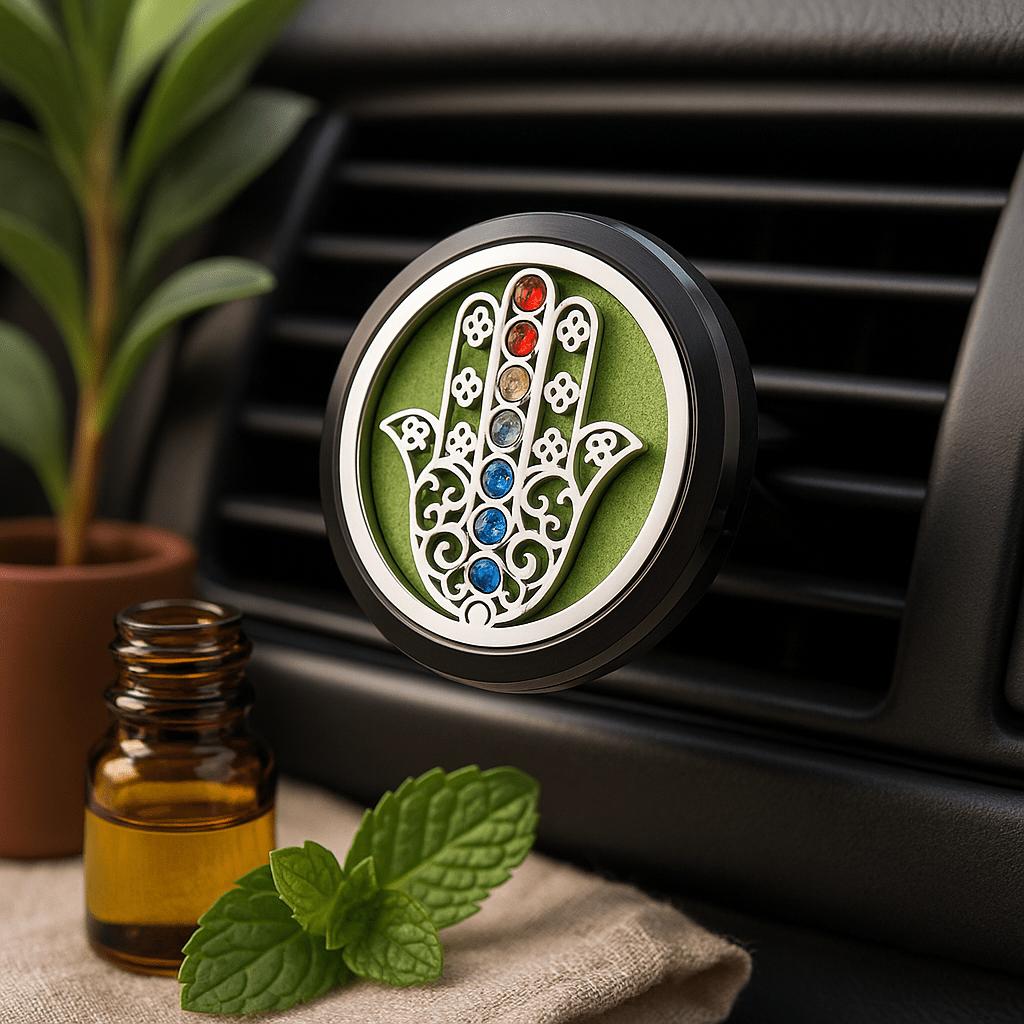 Car Vent Clip Essential Oil Diffuser Hamsa 30mm