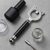 2IN1 Cat Eye Nail Art Magnet Circular Ring Non-slip Handle Magnetic Nail Art Tool Dual-Head Design Black Hole Effect