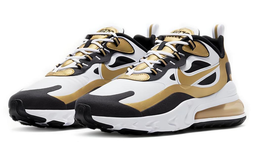 Nike Air Max 270 React White Metallic Gold CW7298-100