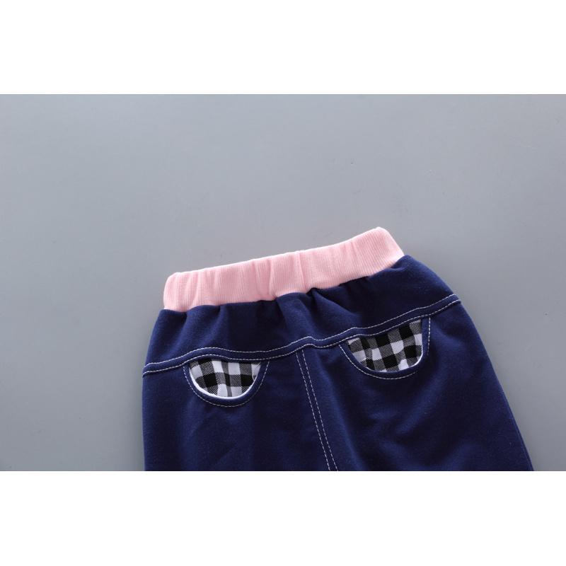 Herbst-Neuheit im koreanischen Stil für Kinder, gefälschtes Zweiteiler-Set mit Langarm-Oberteil und langer Hose für Mädchen, Kinderkleidung