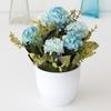 1Set Simulation Bonsai Hydrangea Artificial Plastic Office Desk Imitation Potted Flower