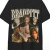 Maglietta Brad Pitt, T-shirt Brad Pitt, Maglietta Fight Club Brad Pitt, Magliette per Fan di Brad Pitt, Merchandising Brad Pitt, Poster Brad Pitt, Magliette Vintage Brad Pitt