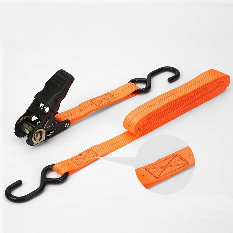 5m Cargo Strap Ratchet Tensioner Lorry Fixed Tightener Portable Car Motorbike Transport Luggage Items Tightening Fixed Straps