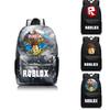Roblox Pattern Kids Schoolbag Backpack With Starry Background And Large Capacity