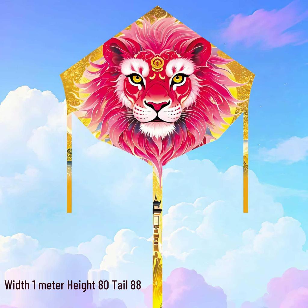 2026 Easy-Fly 1 Meter Diamond Rainbow Kite: Perfect for Beginners, Hot Selling