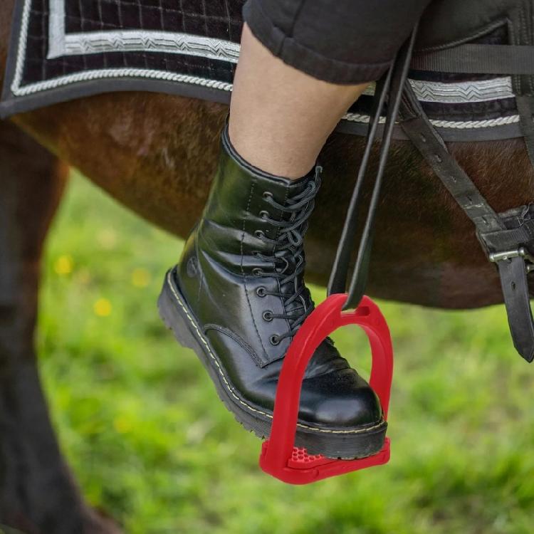 Weather-s Resistant Plastic Stirrups Equipped With Nons-s-s-s Skid Rubber Pads For Secure Mounting And Durability
