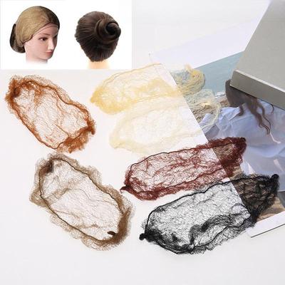 Black High-Elastic Fine Mesh Nylon Invisible Hair Net for Ballet, Dance, Catering, and Film