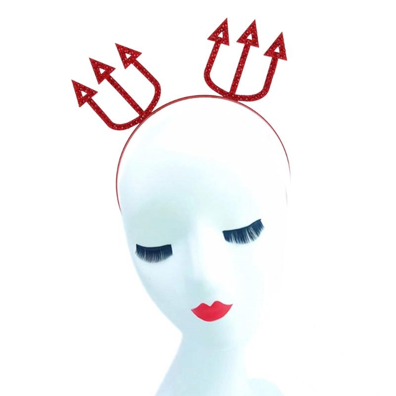 Punk Halloween Headband Stage Props Spiderweb Hairband Festival Party Headdress