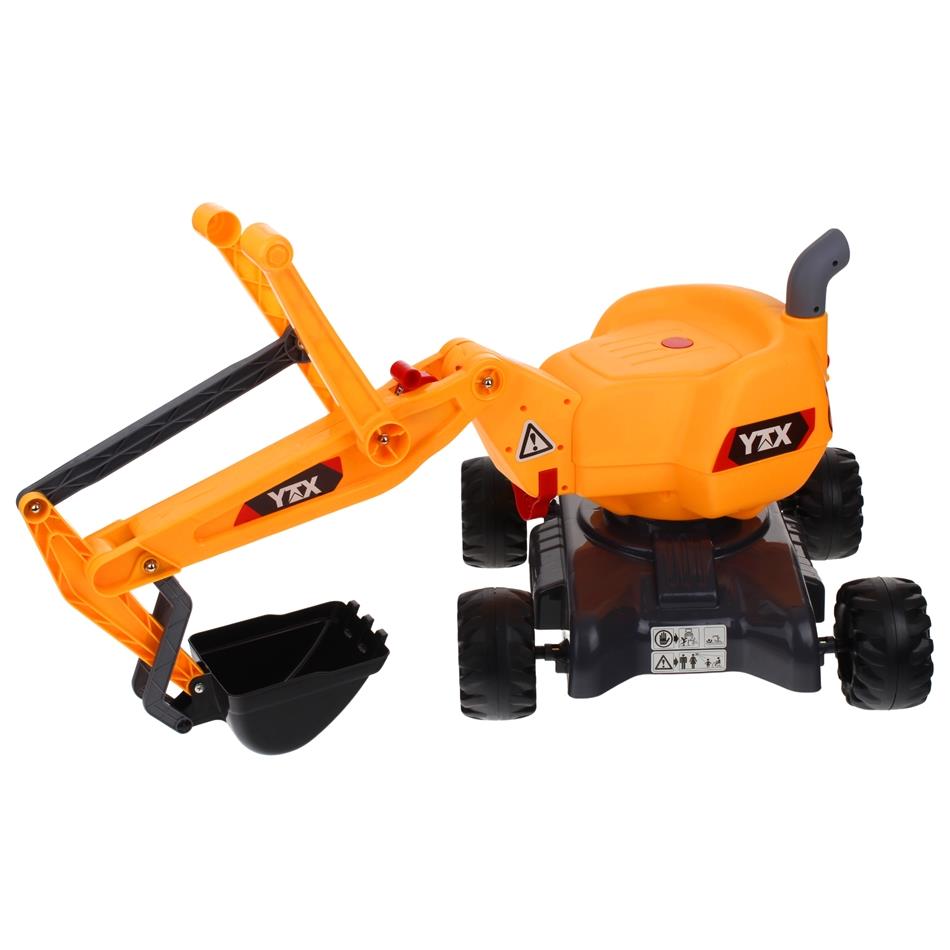 Kolesové otočné rypadlo Jízdní stroj s pohyblivým lžící