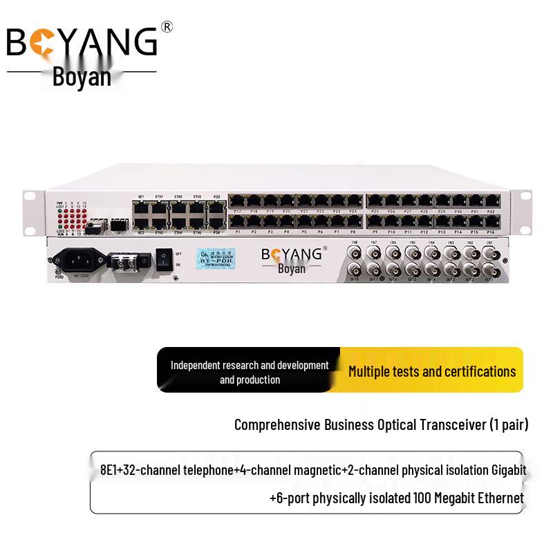 Boyang Multi-Service Fiber Optic Transceiver