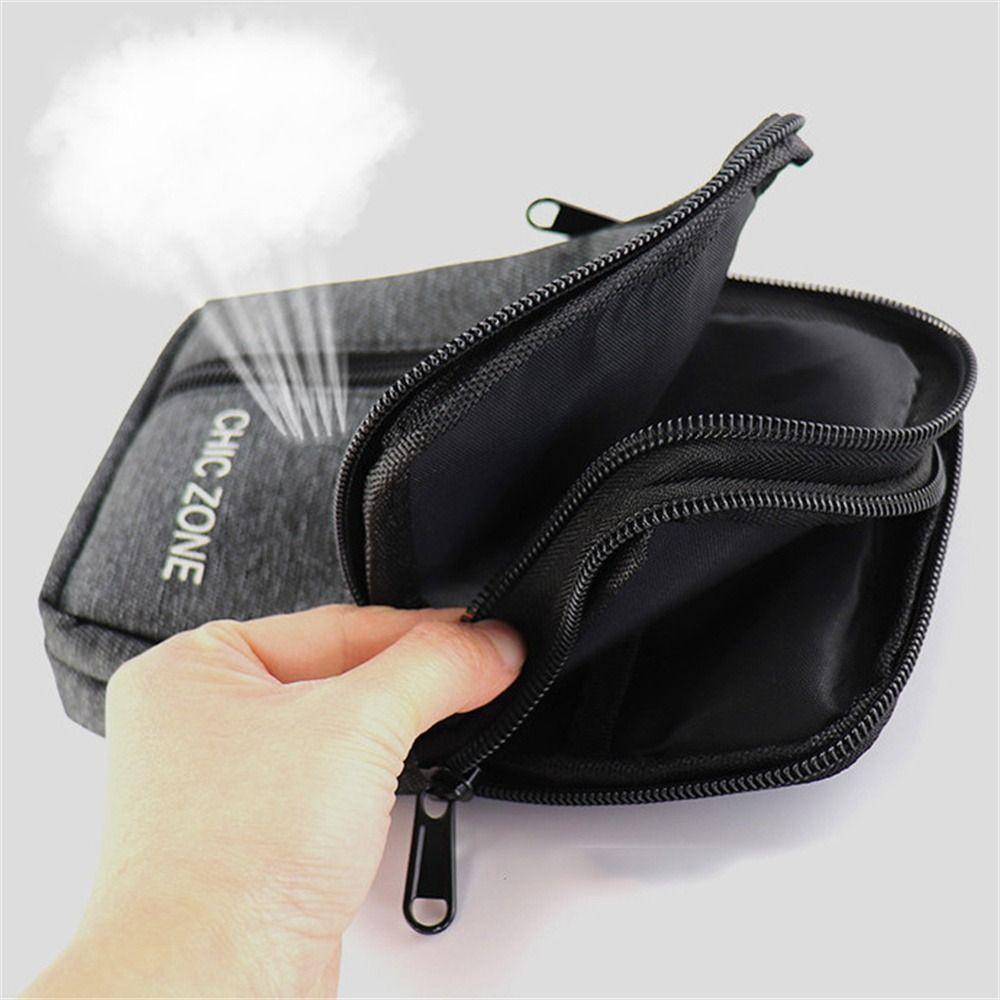 Riñonera de Teléfono de una Sola Capa Doble con Cinturón Bolsa para Teléfono Móvil Bolsillo para Teléfono de Hombre Almacenamiento de Teléfono para Exteriores