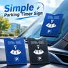 Universal Parking Timer Sign 6-Language Version Convenient Parking Tool New Simple Parking Timer