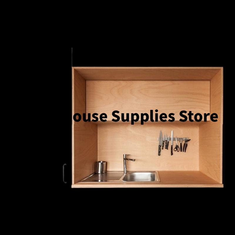 Modern Minimalist Black Zinc Alloy Cabinet Handle Wardrobe Drawer Single Hole Handle Furniture Hardware Accessories