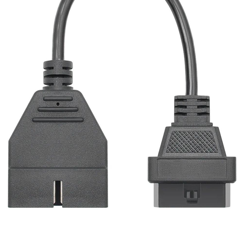 Plastic OBD to OBD2 Adapter Black Car Diagnostic Tool New 16Pin Connector  Car Repair