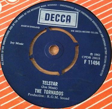7inch Record TORNADOS - Telstar F11494 Decca UK Dance & Electronica Used
