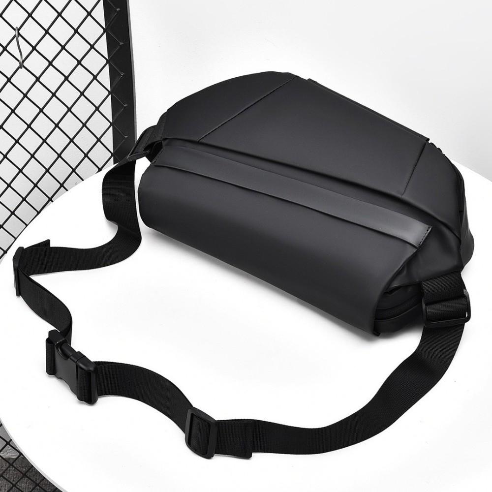 Large Capacity Shoulder Bag Waterproof Men Chest Bag Wide Strap Oxford Cloth Bag  Travel